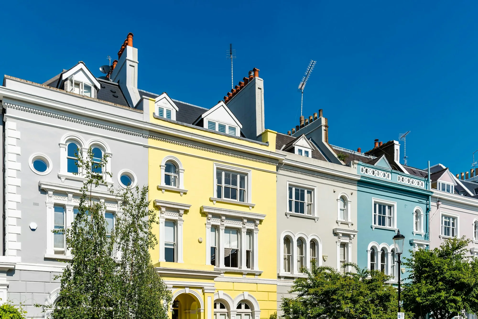 Mansard Loft Conversions 2 Victorian houses in Notting Hill in London